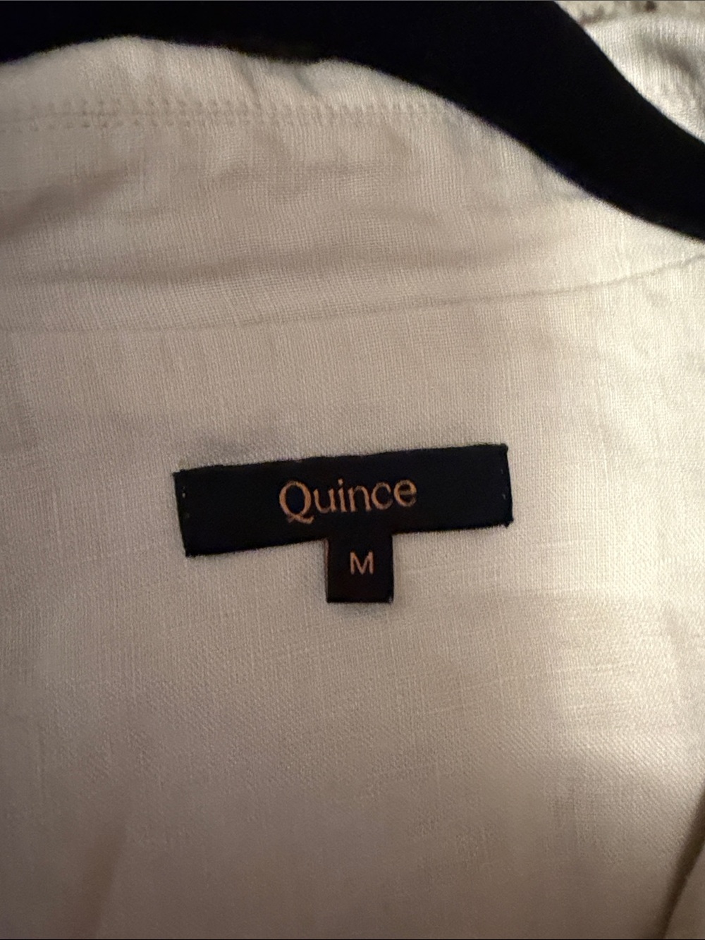 Quince Cream Button-Front Maxi Dress with Tie Waist - Picture 2 of 4